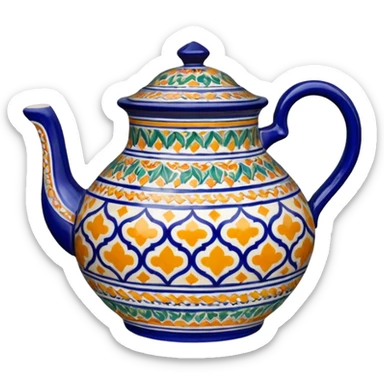 andalusian ceramic  sticker