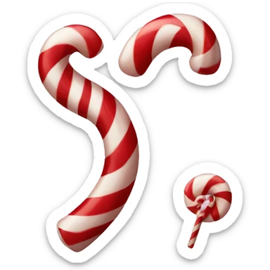 Candy cane  sticker