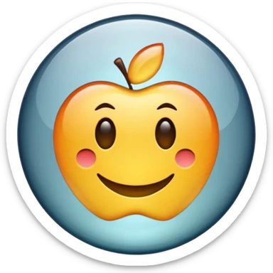 Fancy mirrored sticker