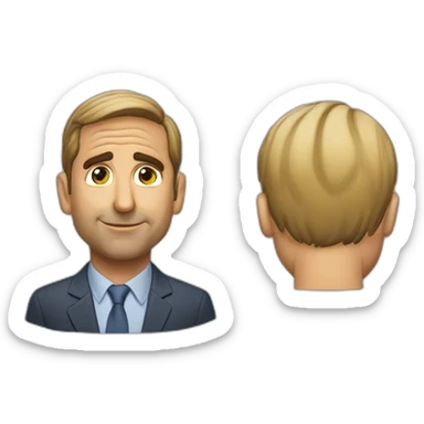 steve carel sticker