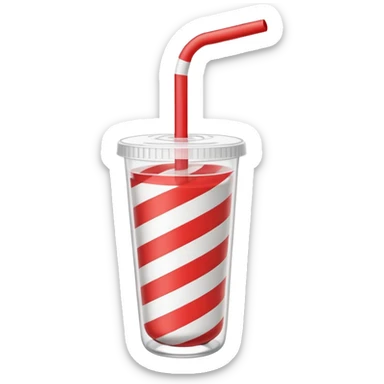 clipart bendy straw sticker