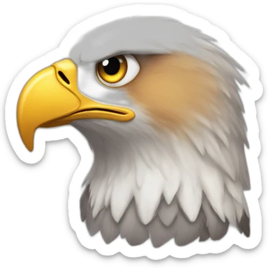 eagle-whining sticker
