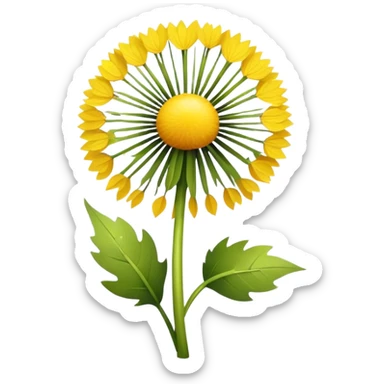 Dandelion number 2 sticker