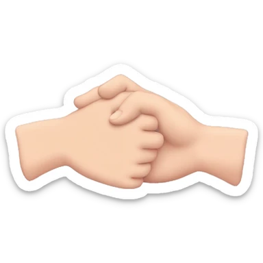 Pinky promise hands holing each others pinky’s sticker