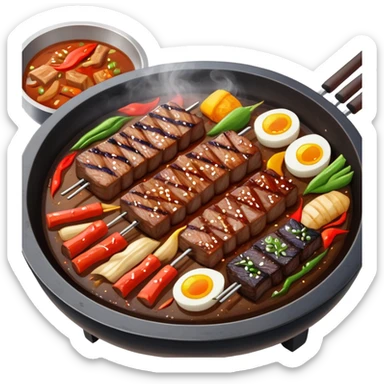 korean bbq sticker