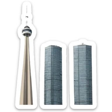 Cn tower toronto sticker