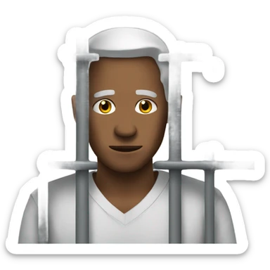  man in jail sticker
