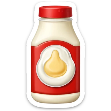 bustina monoporzione di maionese e ketchup sticker