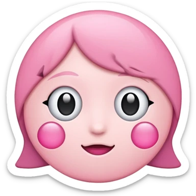 pink small dot sticker