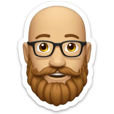 mansmiling -with-brown-viking-beard-and-moustache-with-glasses-and-bald-spot sticker