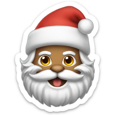 Santa Claws sticker