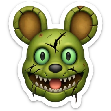 Spring trap fnaf 3 more like the actual one sticker