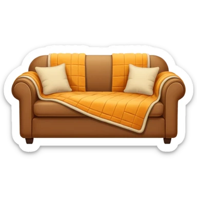 cozy couch blankets sticker