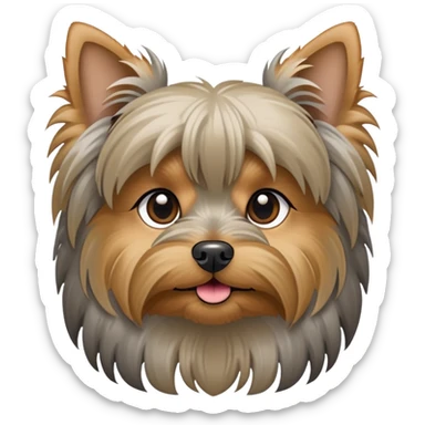 Yorkshire Terrier dog  sticker