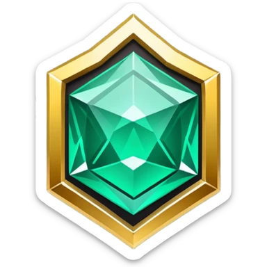 Rainbow six siege emerald rank sticker