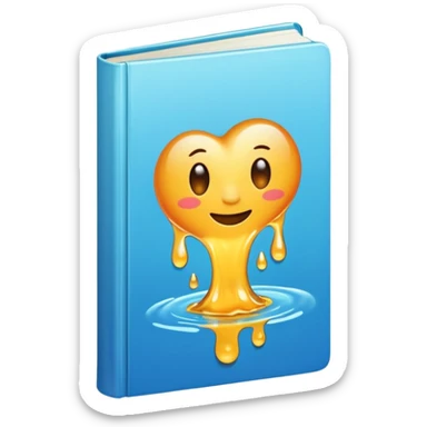 genera un libro que en la portada diga " liquide sticker