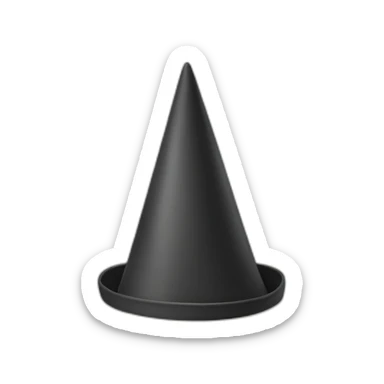 dunce cap sticker