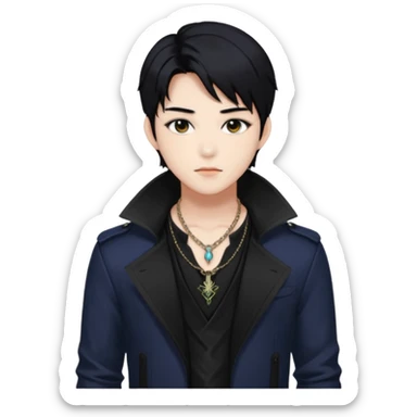 jinu from kpop demon hunters sticker