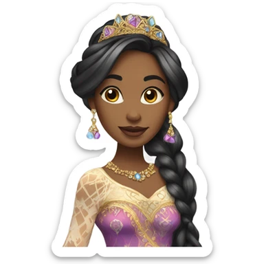 Princess Jazmine from Aladdin sticker
