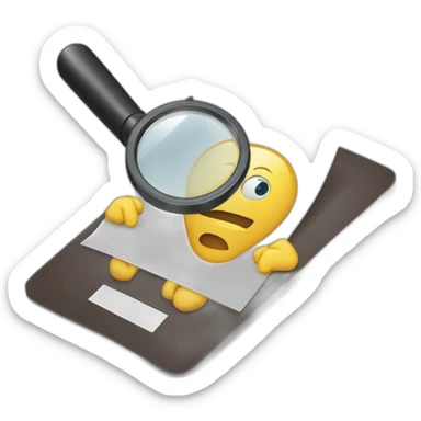 magnifying glass hovering over drivers license sticker