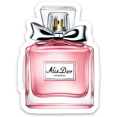 Miss dior perfume sticker