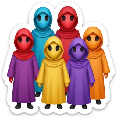 create an emoji for a group of actors with no face sticker