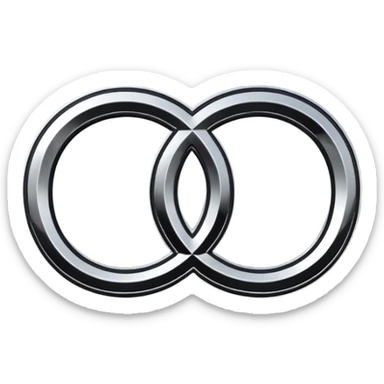 Audi logo sticker