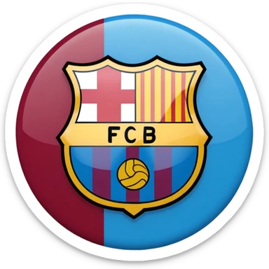 Fc Barcelona logo imoji sticker
