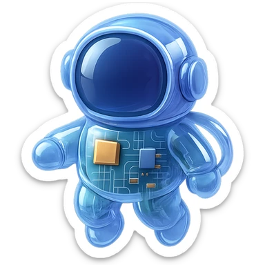 astronaut sticker