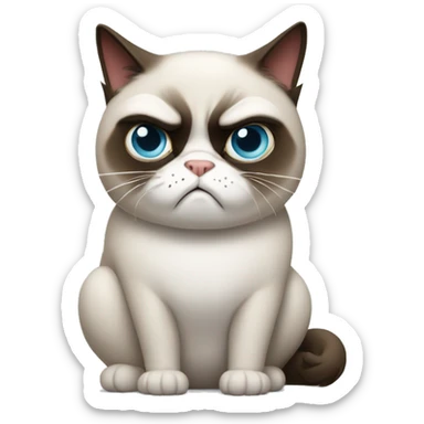 grumpy cat sticker