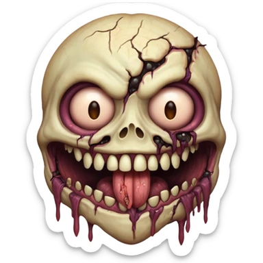 maak een emojie van de vecna  van stranger things  sticker