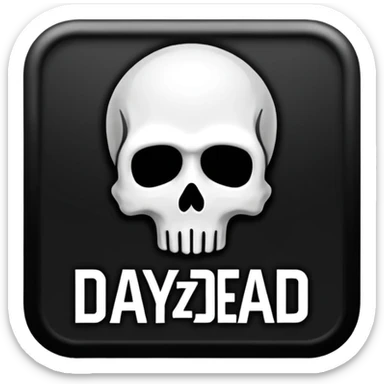THE dayz logo saying “You Are Dead”  sticker