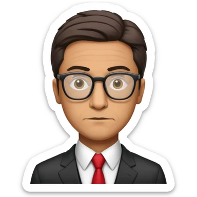 The Professor from Money Heist sticker
