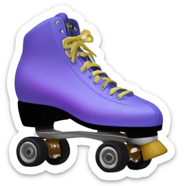 stacy adams roller skates on fiberglass wheels sticker