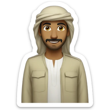 Saudi volunteers sticker