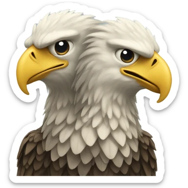 two-headed eagle sticker