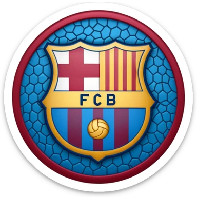 Fc barcalona logo sticker