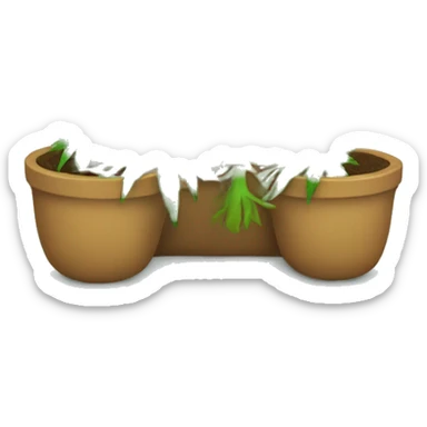 Una planta de marihuana  sticker