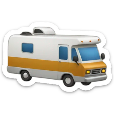 RV navigating map sticker