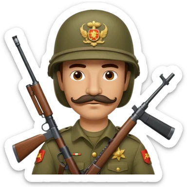 legionario del ejercito español con mi cara  sticker