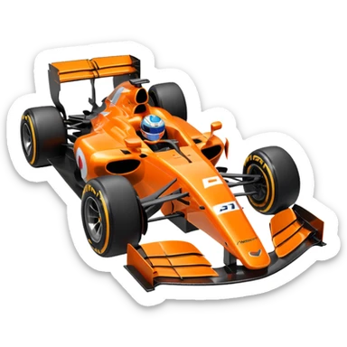 Formula 1 mclarende sticker
