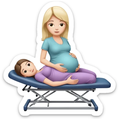 pregnancy chiropractic sticker
