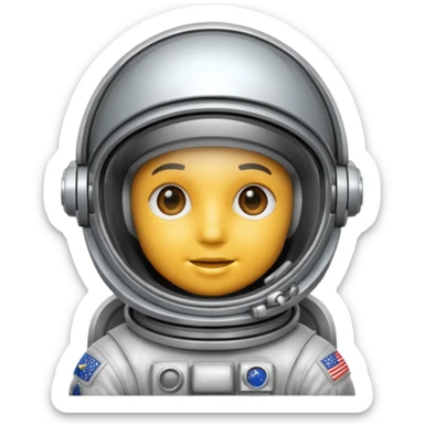 Astronaut helmet Large sticker