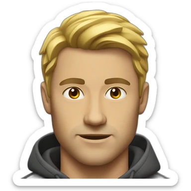 guy dominant sticker