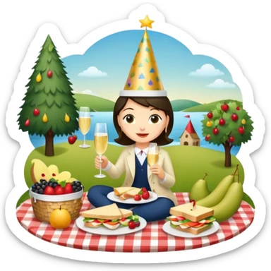 picnic banquet sticker
