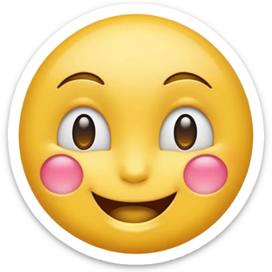 A sneaky winking emoji sticker