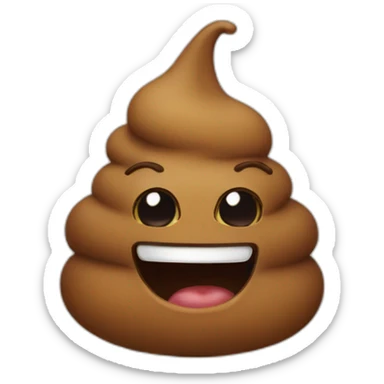 Poo ping sticker