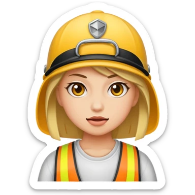 A hooligan girl sticker