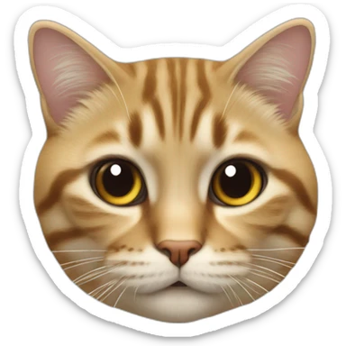 Chat qui fais un poirier sticker