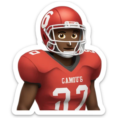 High school football sticker
